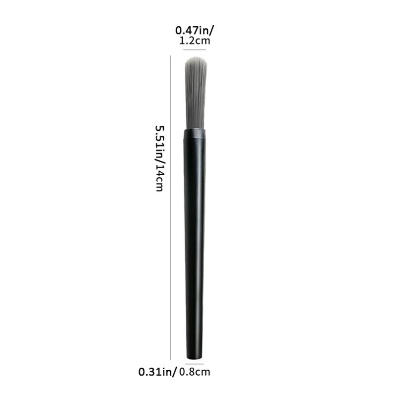 Perie de curățare râșniță de cafea din nailon, mâner din plastic, perie de praf pentru espresso, accesorii de bucătărie pentru barista de fasole