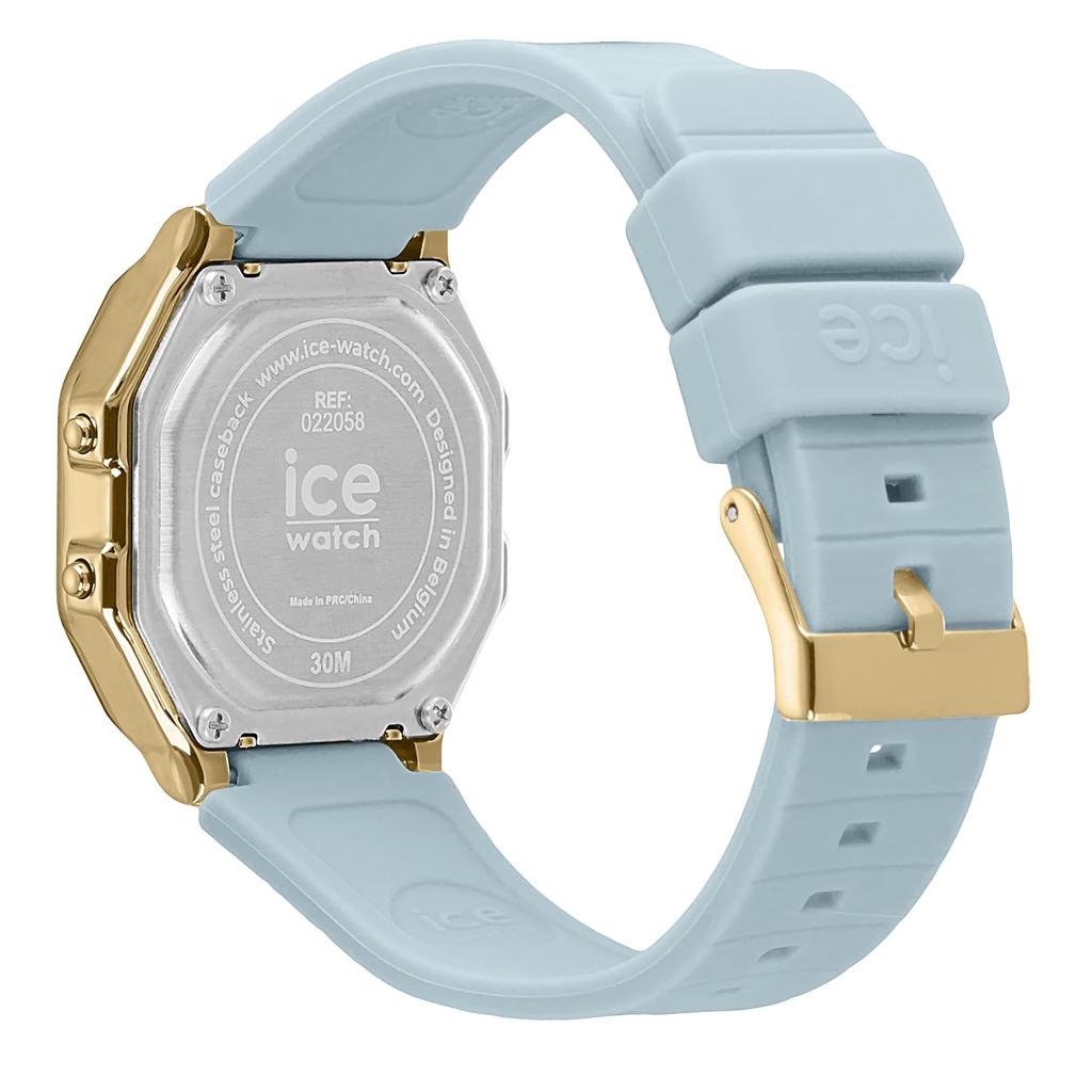 Authorized Distributor Ice Watch Digital Watch 022058 ICE digit Trunkwill Blue Small [Ice watch] Women's