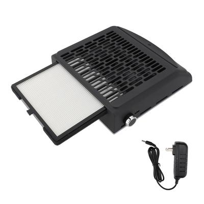 Nail Dust Collector with Strong Suction 100W High Power Removable Filter Easy To Clean Nail Dust