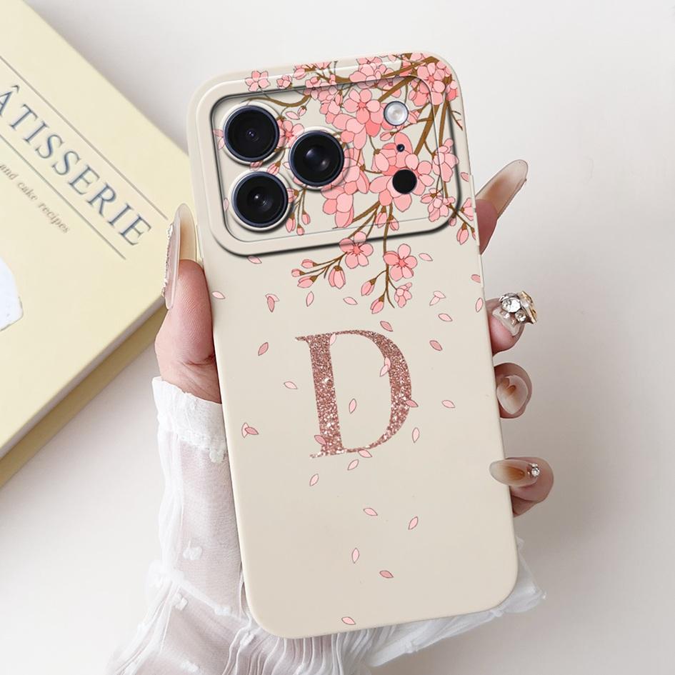 

For iPhone 17 Pro 2025 Case For iPhone 17 Pro Max Cover Luxury Crown Flower Letters Soft Silicone Bumper For iPhone 17 Air Coque iPhone 17 Air