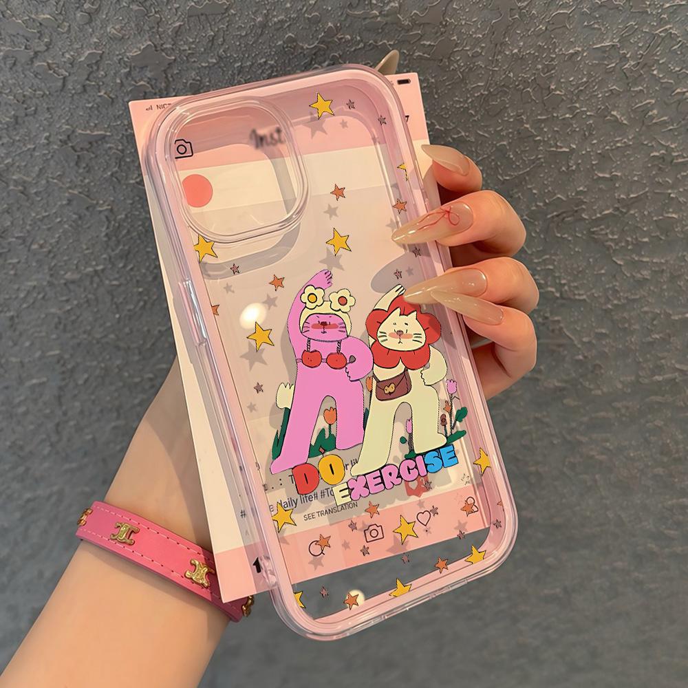 Painted Phone Case for iPhone 17 11 12 13 14 15 16 iPhone 17 12 13 14 15 16 Pro 17 12 13 14 15 16 Pro Max  High Quality Painted Animal Cute Phone Case