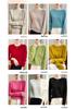 Women's Andy Plush Osmanthus Stitch Loose Knit Pullover Sweater - Round Neck, Solid Color, Versatile Base Layer