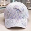 Turtle Whale Jellyfish Pattern Cap Ocean Creatures Baseball Cap, Adjustable Sun Hat with Sea Back Buckle Animal Patterns, Trucker for Men And