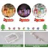 3PCS Christmas Gift Box Luminous Bow Holiday for Lighted Up Christmas Tree Holiday Party Christmas Decor Indoor Outdoor Decor