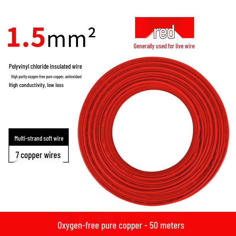 Multi-core BVR Cable - 1.5-6 Sq Mm, Pure Copper, Flame Retardant, Flexible, National Standard