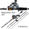 Fishing Rod and Fishing Reel Combo for Lure Fishing Baitcasting Reel Fresh/Salt Water Fishing Tackle