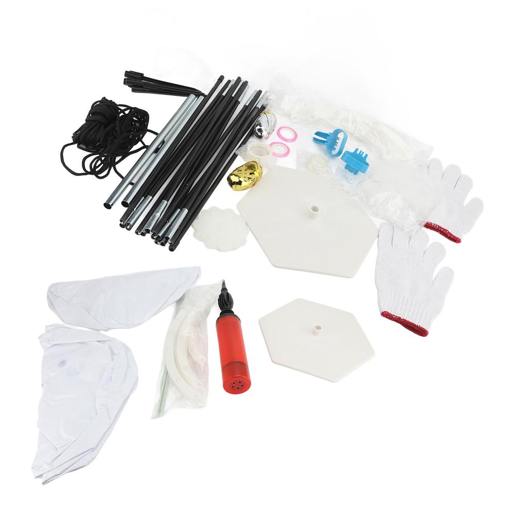Balloon Arch Kit Width Height Adjustable Balloon Arch Stand 15 Sections Fiber Rods Water Bags Bases for Wedding Birthday Party