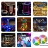 RGB LED Strip Lights 600LEDs 5050RGB Light Strip IP65 Waterproof LED Tape Light APP Control Adjustable Brightness Timing Function