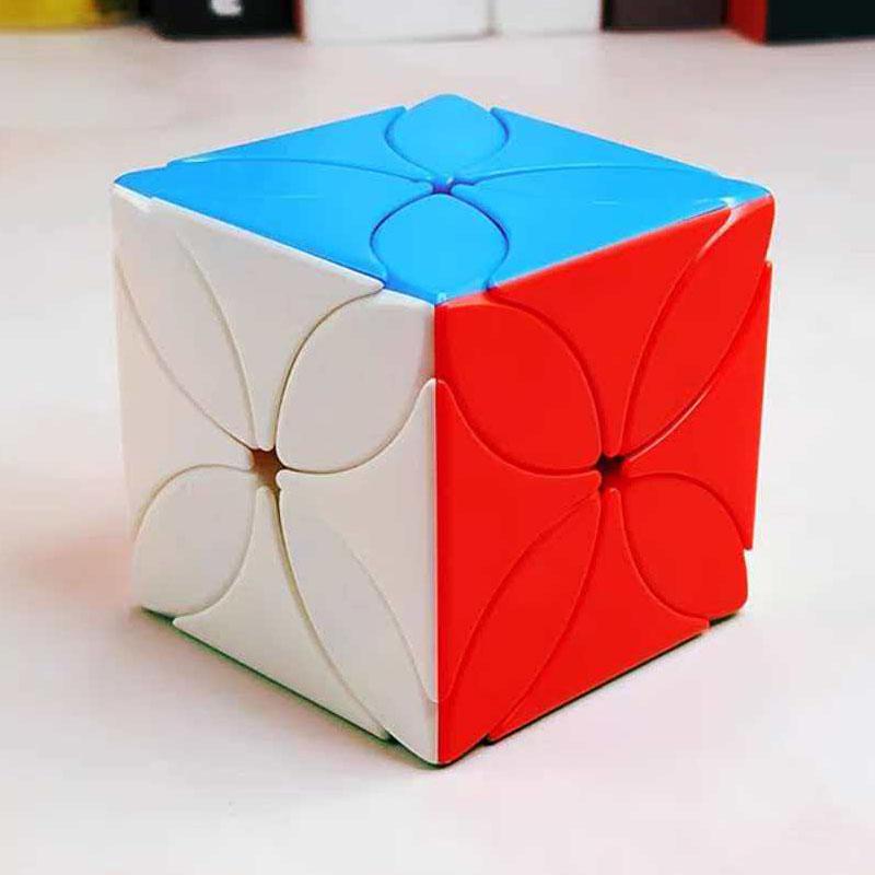 Creative Four Clover Speed Cube High Difficulty Brain Teasers for Adults Kids IQ Challenge Logic Toys Educational Gifts