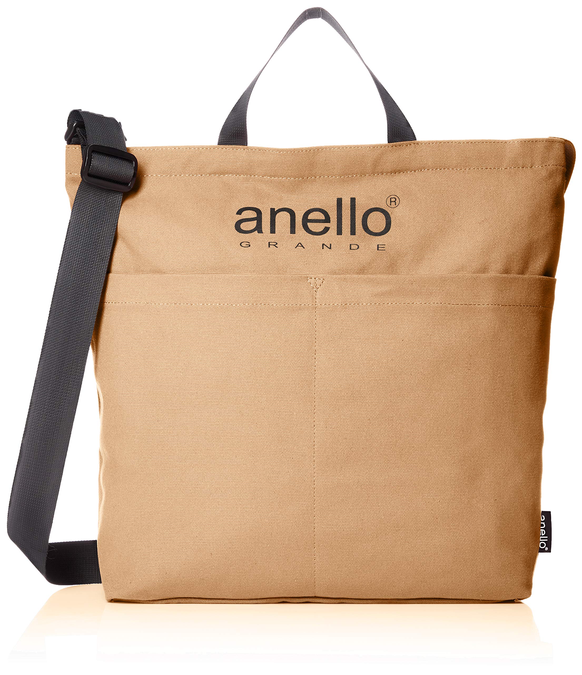 

Tote Bag CT Cotton Canvas 2WAY Tote Bag Beige [Anello Grande] GI-S0491 бежевий