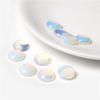 4-14MM 10pcs/lot Round Natural Stone Cabochon Beads Loose Gem Cabochon DIY Ring Pendants Necklace Accessories Needlework