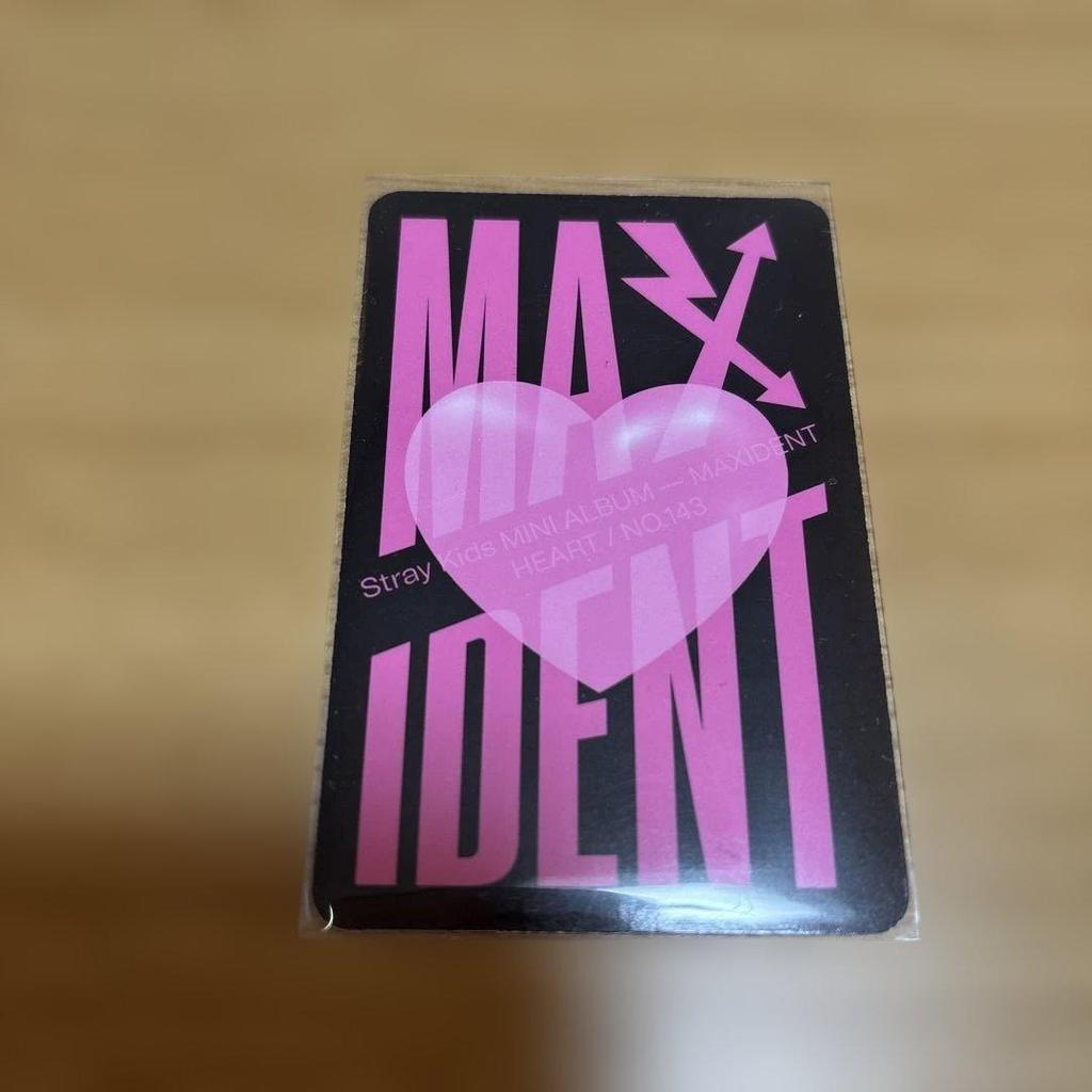 [USED] StrayKids MAXIDENT Trading Card Hyunjin