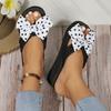 Women Slippers Summer Beach Bowknot Wedges Slippers Ladies Fashion Slides Women Soft Platform Shoes Female High Heel Sandals