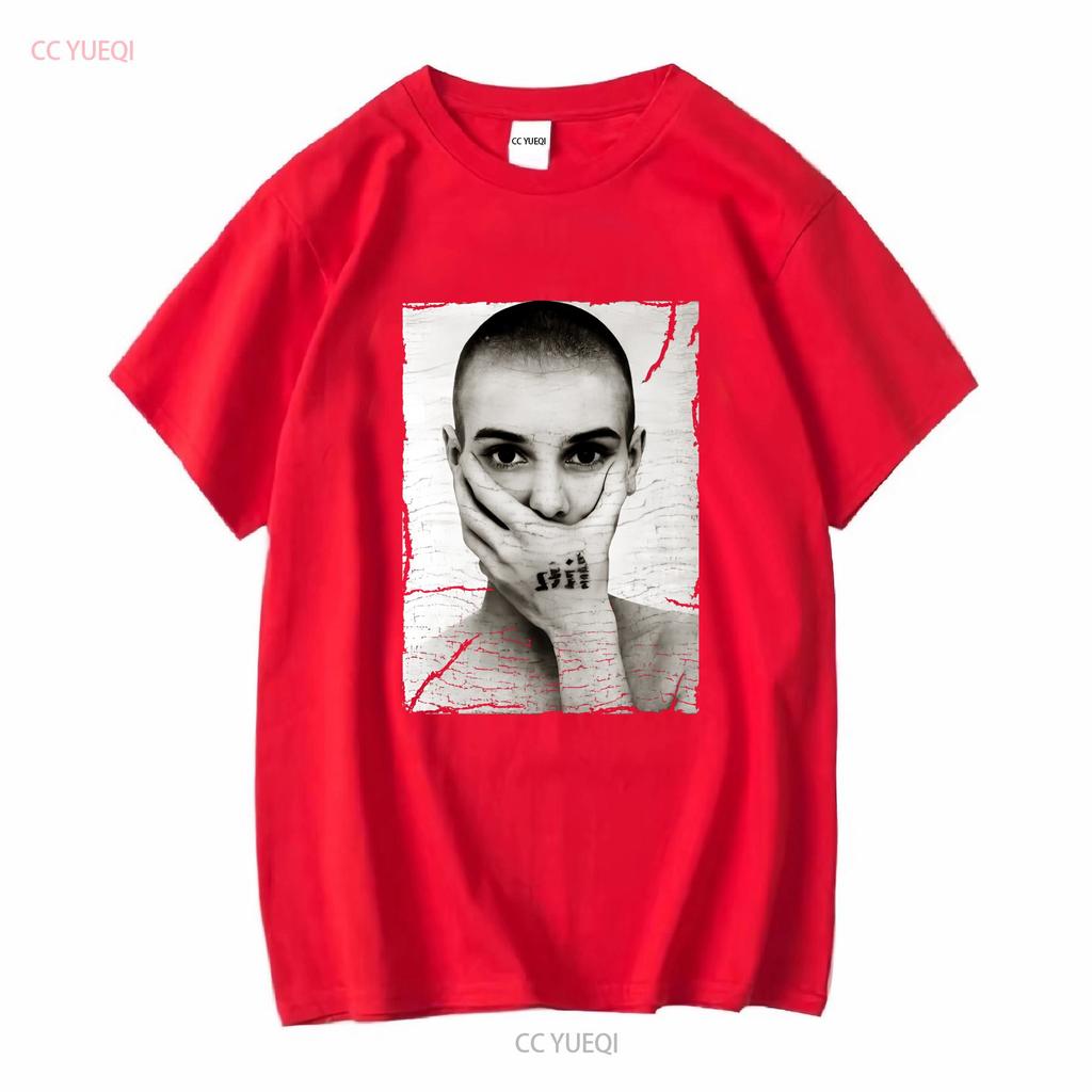 VTG Sinead O Connor smoking T shirt Short sleeve All sizes Te57379875 vintage Washed Slightly Top For Everyday Wear Casual Soft