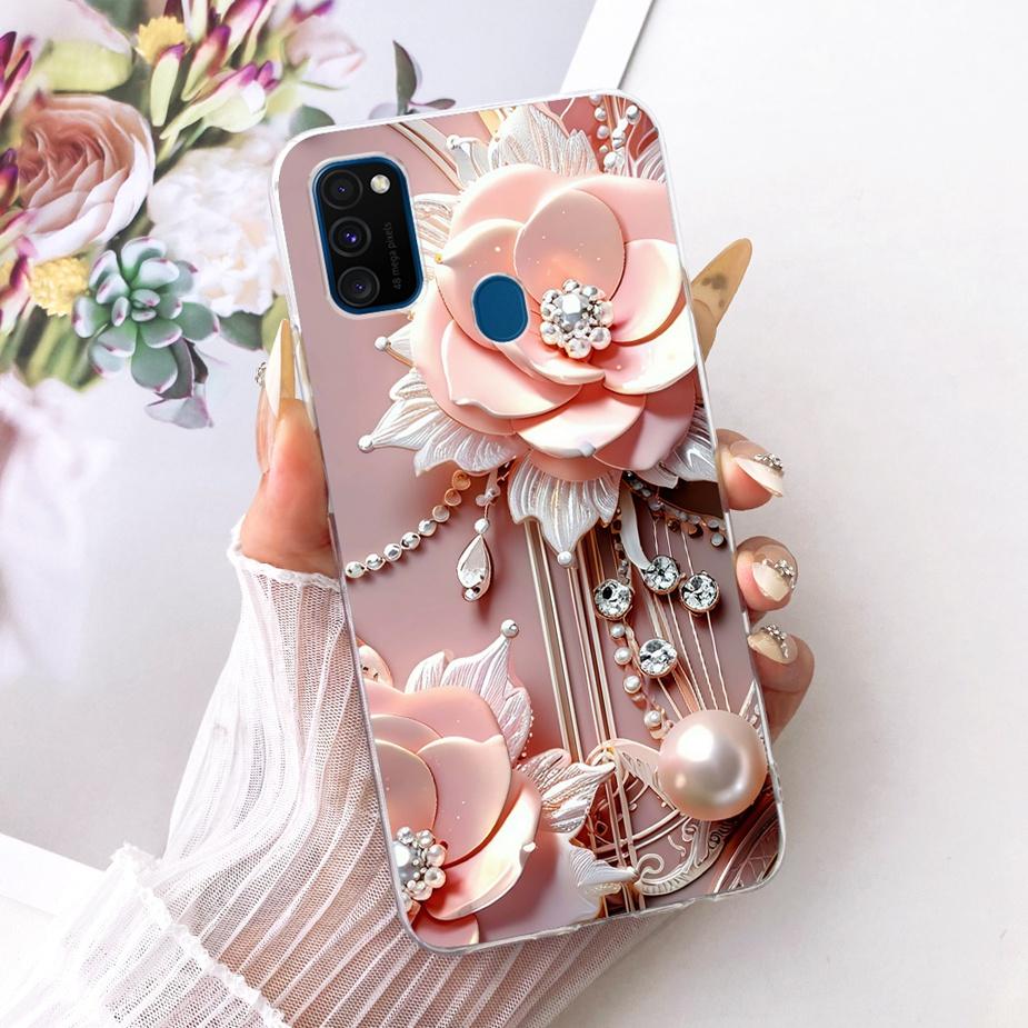 For Samsung Galaxy M21 Case SM-M215F New Fashion Painted Cover Soft Silicone Case For Samsung M21 2021 M 30 s Galaxy M30s Fundas