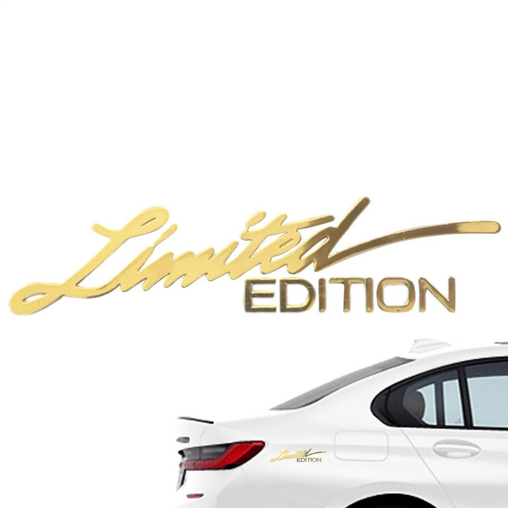 Car Metal Limited Edition Sticker Motorcycles Metal Sticker Decal Waterproof Metal Limited Edition Logo Emblem Badge Decal Car