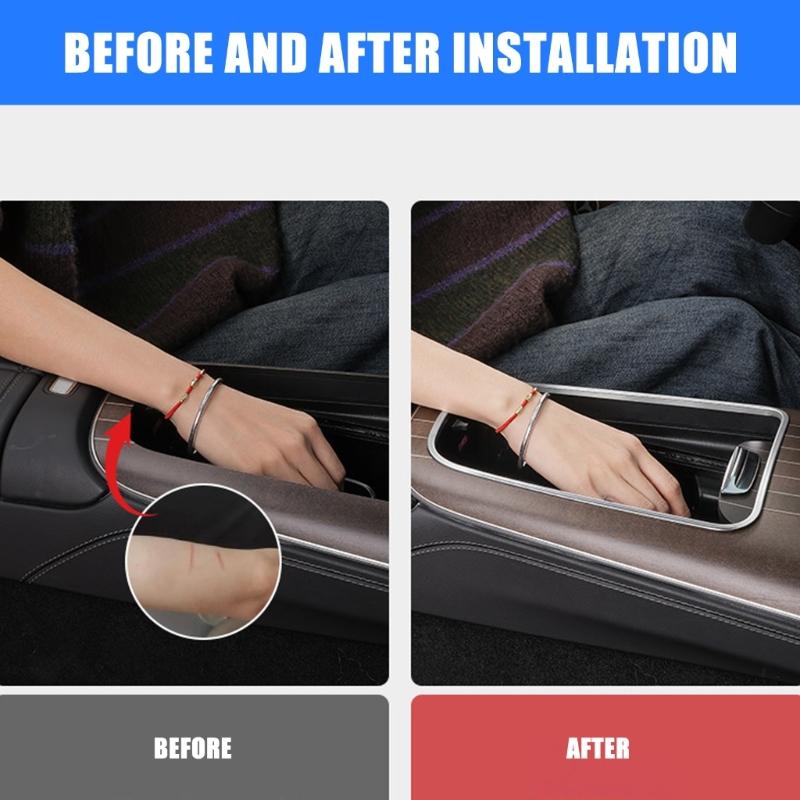 Center Console decors Frame Dashboard Decoration Frame Interior Panel Frame Vehicle Interior Upgrades for E300L/E260L