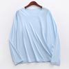Fall Spring Men Top Seamless Solid Color O Neck Long Sleeves High Stretchy Quick-drying Daily Wear Casual Bottoming T-shirt