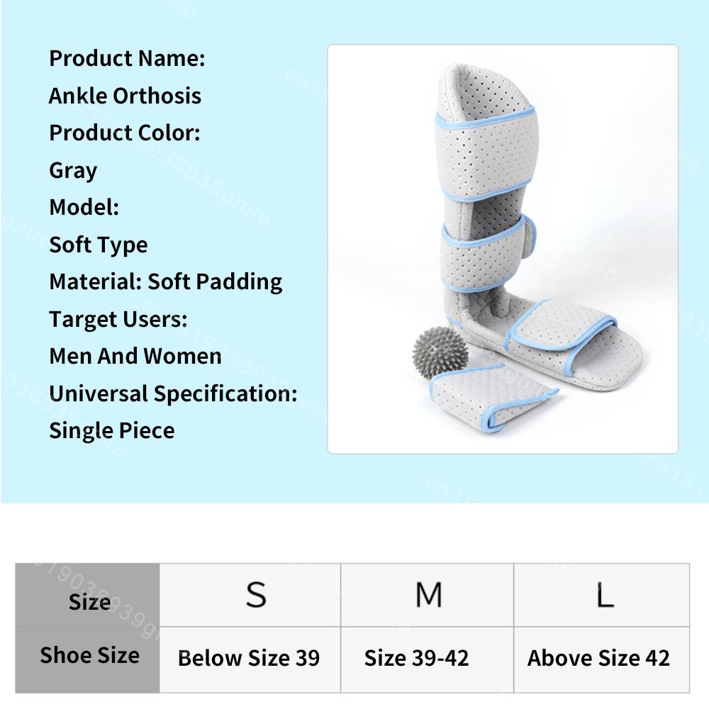 Rehabilitation Medical Orthopedic Walker Support for Fix Feet Ankle Fracture Sprain Foot Drop Brace Adjustable Ankle Orthosis