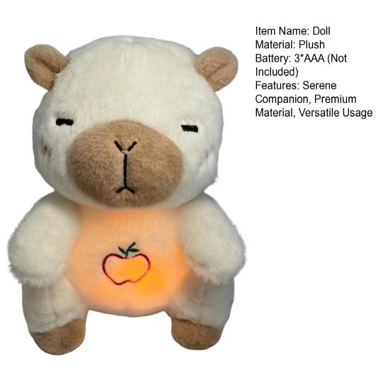 Unleashed Calming Doll Sleep Buddy for Anxiety Relief Glowing Plush Toy