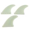3pcs Surfboard Tail Fin Environmental PVC Surf   Fins Set for   Board Surfboard Tail
