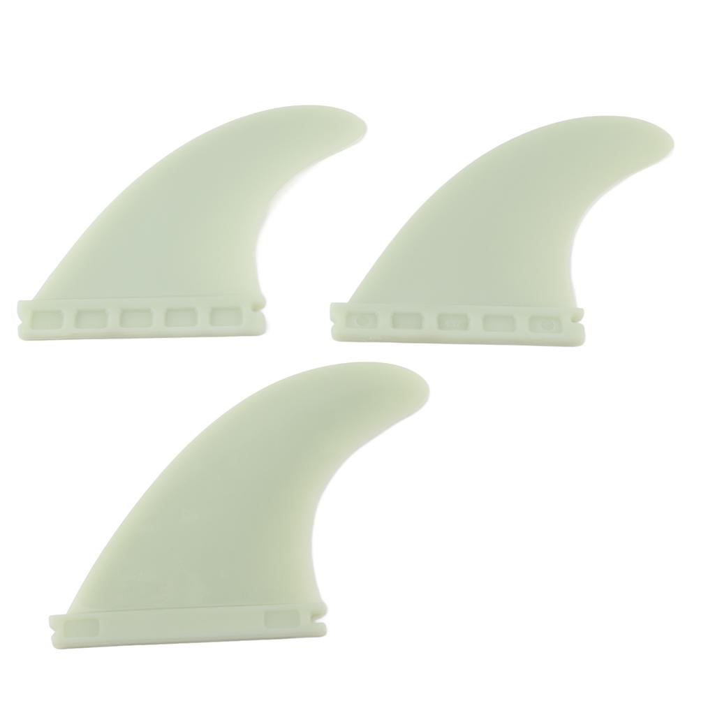 3pcs Surfboard Tail Fin Environmental PVC Surf Fins Set for Board Surfboard Tail