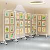 Wrought Iron Folding Display Stand for Art Exhibitions and Storage