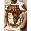 Men's Fashion 3D Printed Men's T-Shirt Round Neck Short Sleeve Trendy Street Wear