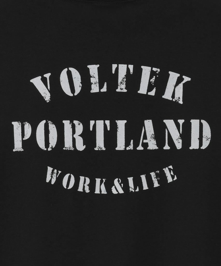 Bolteg Portland Address Short Sleeve T-Shirt (Black)