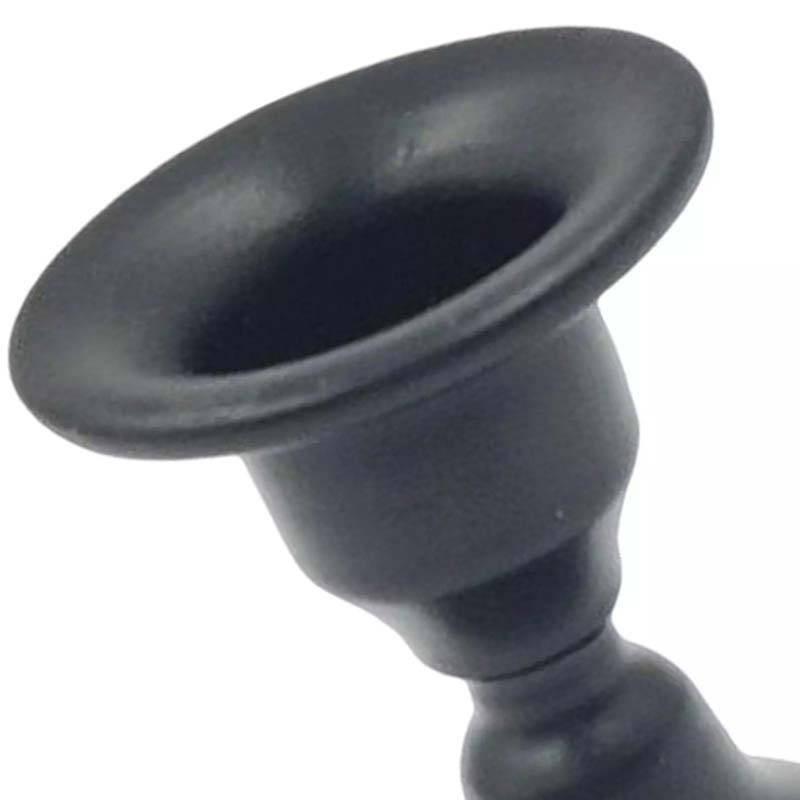 2x Iron Candles Stick Holder Candle Stand Simple Candle Holder for Pillar