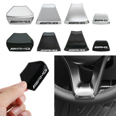 Car ABS Steering Wheel Emblem Sticker Interior Badge Decoration for Mercedes Benz AMG W205 W168 W108 W176 W204 W212 GLC CLA GLA