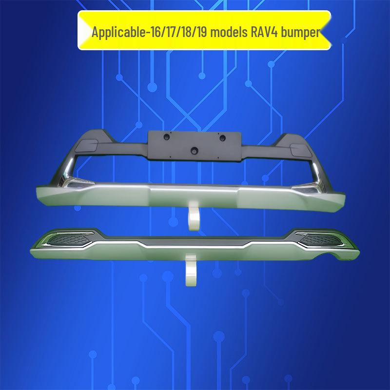 RAV4 2016-2019 Front & Rear Bumper Guard Decorative Accessories