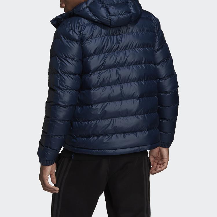 adidas 3-Stripes SDP Badge Of Sport Hooded Jacket Navy GV5329