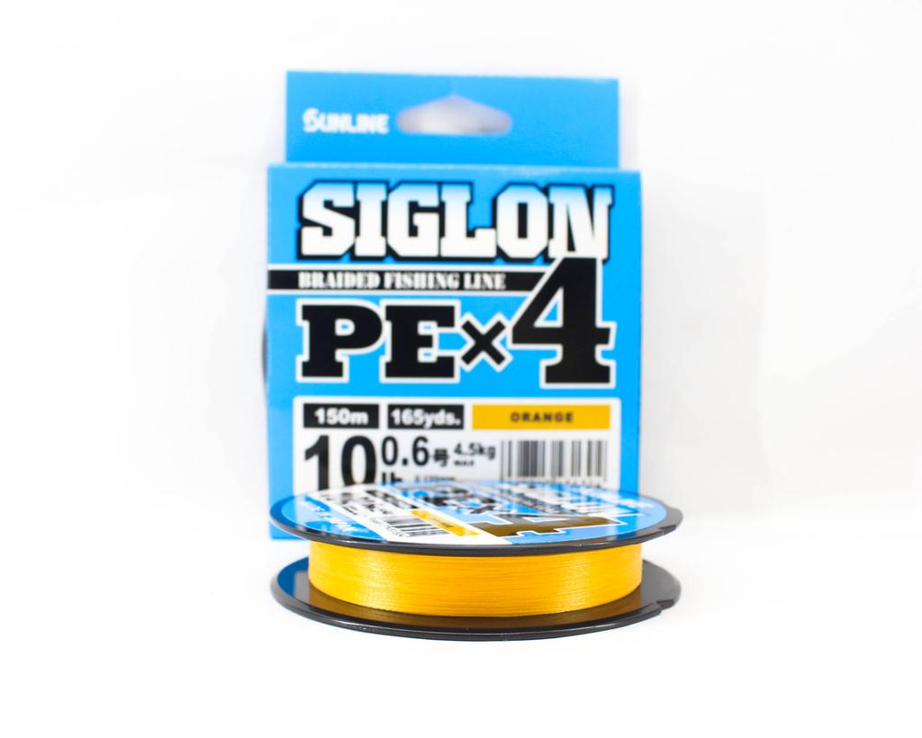Sunline PE Line X4 Siglon 150M PE 0.6 10LB Arancione (1304)