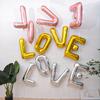 32-Inch Us Version Of Thin Body Letter Balloon Love Set Aluminum Film Balloon Valentine'S Day Wedding Room Decoration