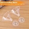 Disposable Martini Glasses for Parties 5oz,Plastic Martini Glasses Disposable for Wedding Party Bowl Wine Ice Cream Fruit