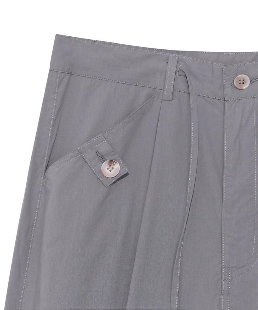 THE COLDEST MOMENT Tcm Hem Two Button Pants (Charcoal)