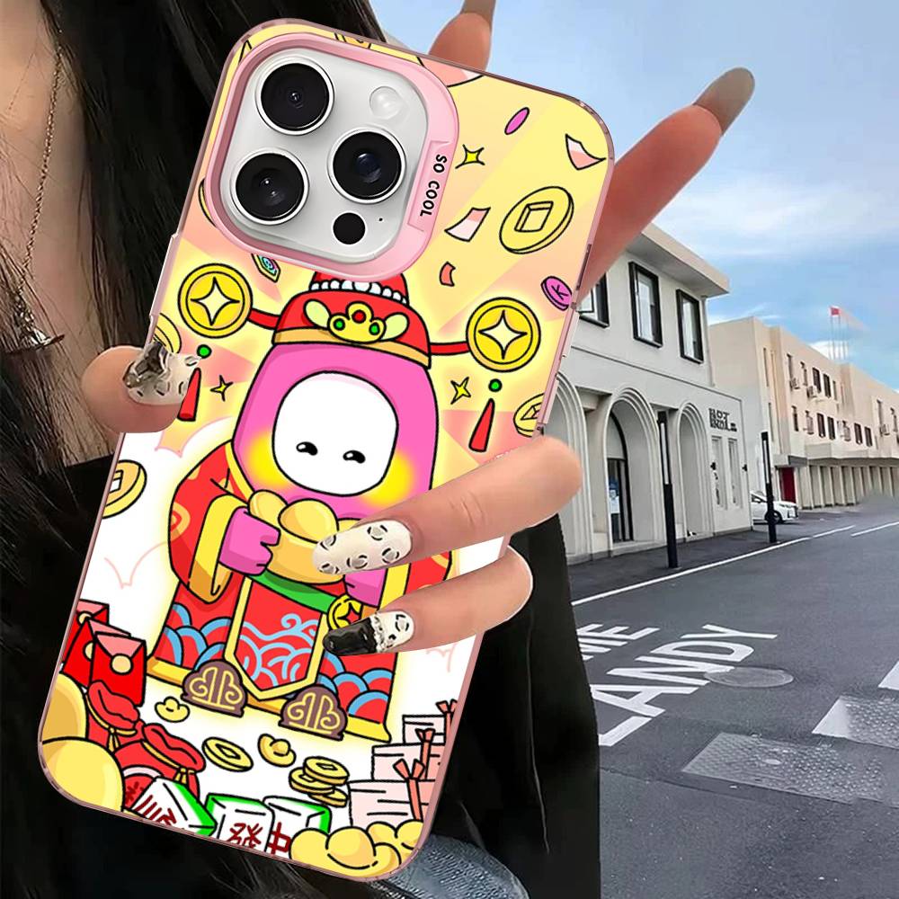 

Чехол для телефона F-Fall G-Guys Game для iPhone 17 16 15 14 13 MAX Матовый Ударопрочный Задний Противоударный Матовый Чехол iPhone 12