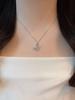 Lively Butterfly Clavicle Chain: 925 Sterling Silver Diamond Openwork Necklace for Women