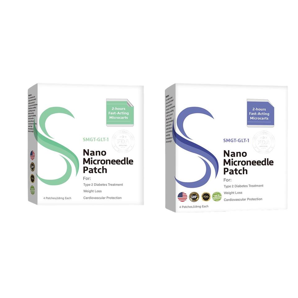 1/2/3Boxes Nano Micro Needle Plasters SMGT-GLP-1 Microneedle Plasters Firming Line Improvement Skin Care Patch For Fats Burning