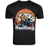 Surfing Wave Rider T-Shirt - Vintage Surfer Beach Graphic Tee