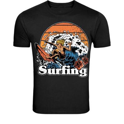 Surfen Wave Rider T-Shirt - Vintage Surfer Strand Grafik T-Shirt