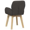 Swivel Chair Dining Room 4 Pcs Boucle Dark Gray 54 X 58 X 87 Cm
