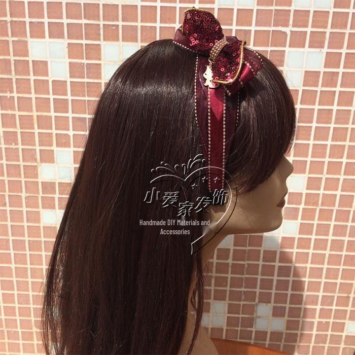 10 Yards 2.5/4cm Snow Yarn Ribbon with Jump Stitches for DIY Lolita Bow Hair Accessories