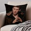 K-Klaus Mikaelson Vampire Diaries Cushion Cover Pillowcase Anti-Dustmite Invisible Zipper Short Plush Sofa Cushion