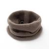 Pure Cashmere Knitted Neck Warmer Scarf for Men & Women Couples - Solid Color, Thick, Warm Gaiter - Ideal Gift for Parents