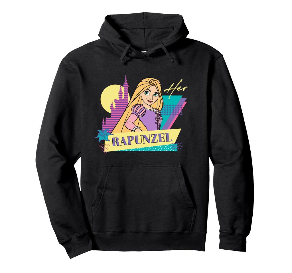 Disney Tangled Retro 90s Couple Matching Her Rapunzel Hoodies