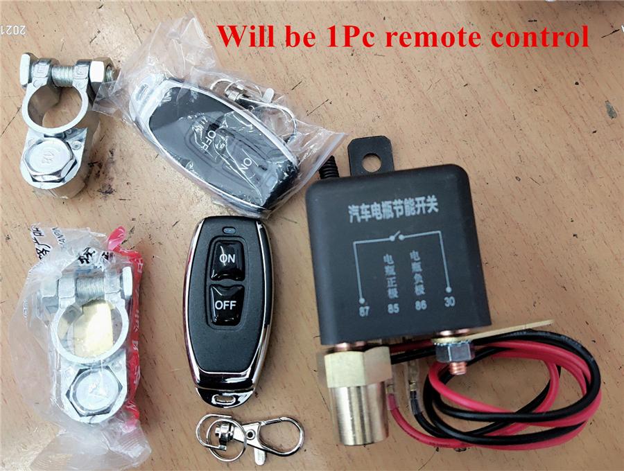 Upgrade Positive and Negative Universal Integrated Wireless Remote Control 12v Car Battery Disconnect Cut Off...