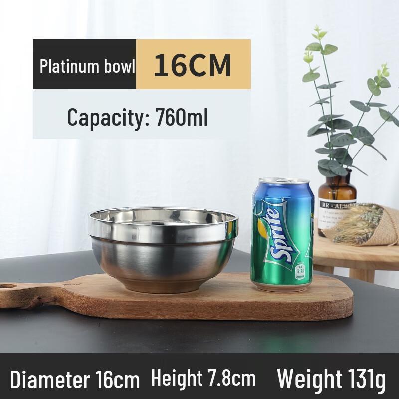 Kids' Double-Layer Stainless Steel Insulated Bowl
