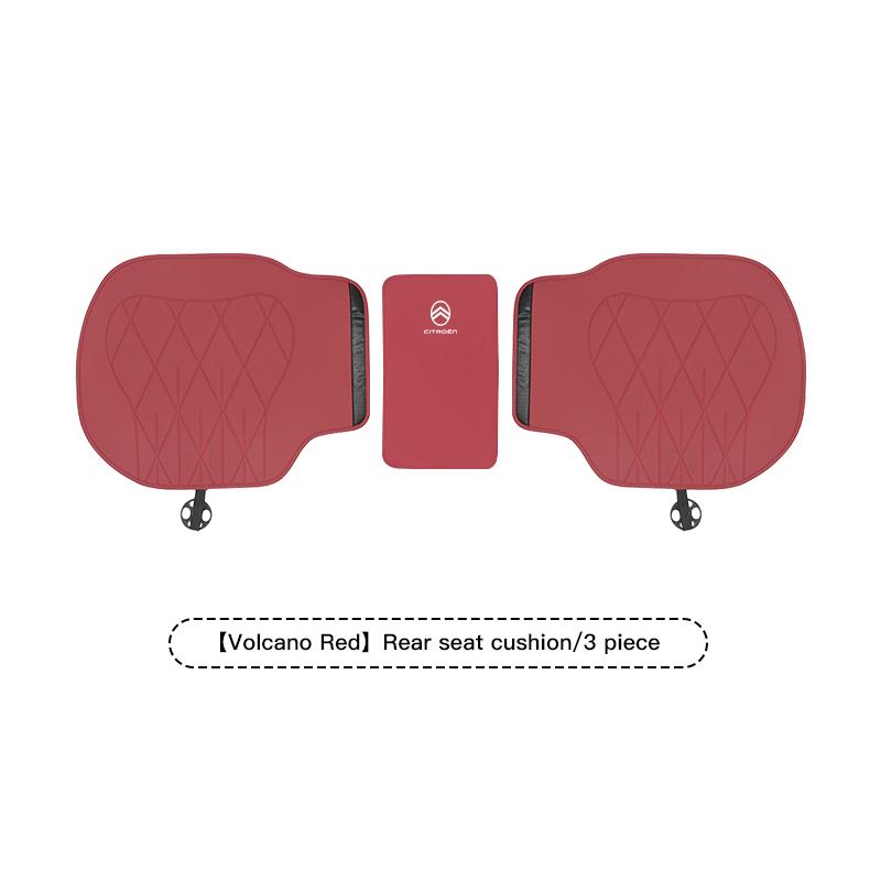 Soft Ventilate Car Seat Protection Pad Nappa Leather Accessories For Citroen C4 C3 C5 C5X e-C4 X e-C3 C-Elysee Berlingo C1 C6 C2